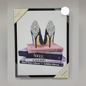 Chic Fashion Stack Wall Art